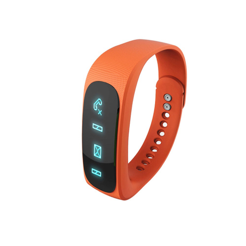 E02 Smart Watch Bluetooth 4.0 Fitness Tracker Orange