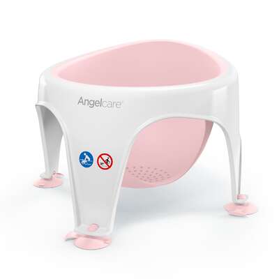 Angelcare AC587 Baby Bath Soft Touch Ring Seat Pink Infant Safety Tub