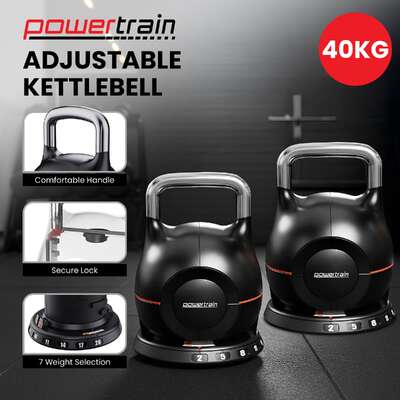 Adjustable Kettlebell Set 2x20kg