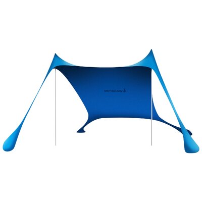 Beach Tent Canopy Sunshade 2m x 2m - Blue, Portable UV Protection Shelter