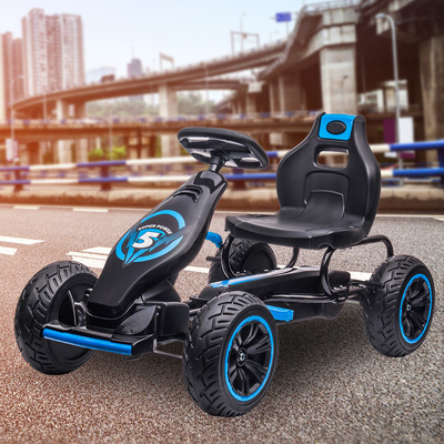 G18 Kids Ride On Pedal Go Kart - Blue