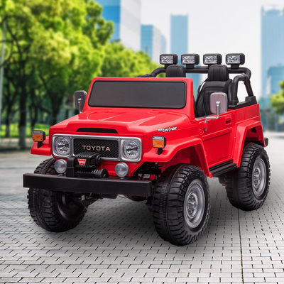 FJ-40 Electric Kids Ride On Car by - Red