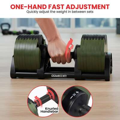 36KG Adjustable Dumbbell Home Gym Weights | EXTG
