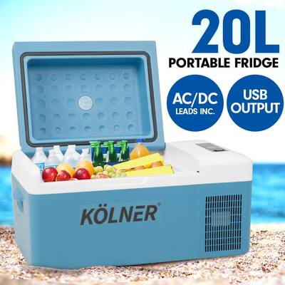 Kolner 20L Portable Fridge Cooler Freezer Camping Food Storage