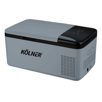 Kolner 20L Portable Fridge Cooler Freezer Camping Refrigerator - Grey