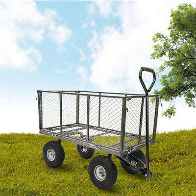 Garden Trolley Cart 300kg 110x102x51cm