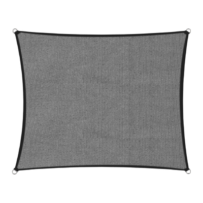 Outdoor Sun Shade Sail Canopy Grey Square 10 x 10M