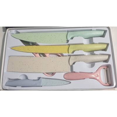 6-piece Huachubao knife set colour