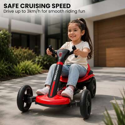 6V Electric Kids Go Kart Foldable Ride-On | EXTG