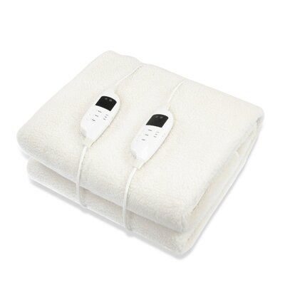 Fleece 9 Level Heated Settings Electric Blanket - King