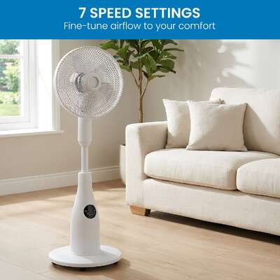 Portable Mist Fan With Digital Display 39.9x39.7x114.5cm