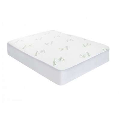 Bamboo Mattress Protector Queen Size Hypoallergenic Soft Bedding Cover