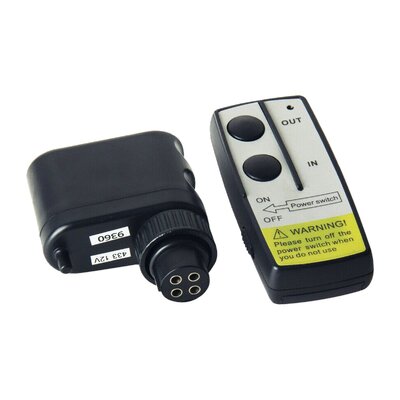 Long range model wireless control system for winch
