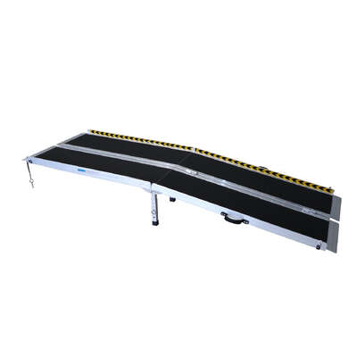 8ft Folding Aluminium Wheelchair Ramp Portable Mobility Access Aid