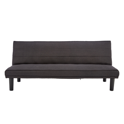 Sarantino 3 Seater M 2620 Modular Linen Sofa Bed Couch - Black
