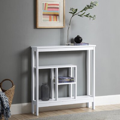 Elegant White Console Table for Timeless Décor
