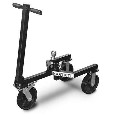 Trailer Dolly Adjustable 2in Hitch Ball 1500kg Tongue Weight Capacity 8in Swivel Whe