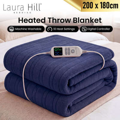 Electric Heated Blanket XL 200x180cm 10 Heat | EXTG