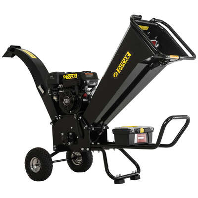 Ducar K70 7HP Wood Chipper Shredder Mulcher Grinder Petrol Black Garden