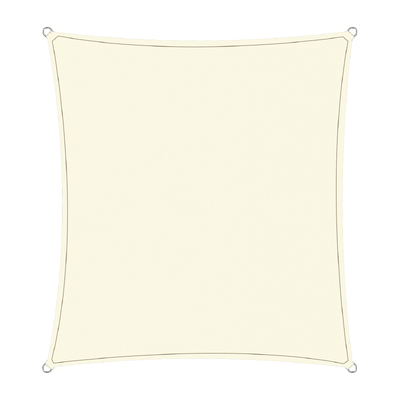 Waterproof Outdoor Shade Sail Canopy Sun Cloth Square 4X4M