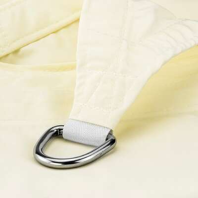 Waterproof 160GSM Outdoor Sun Shade Sail Canopy Cream 4 x 5m