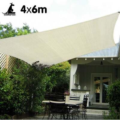 Waterproof Shade sail 4x6 160GSM